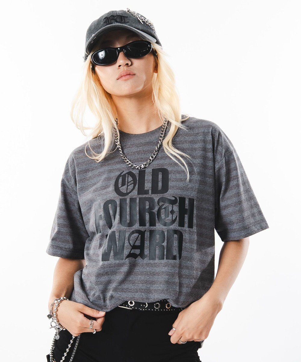 WEGO 【ユニセックス着用ITEM】ボーダ－グラフィックT（SS） 