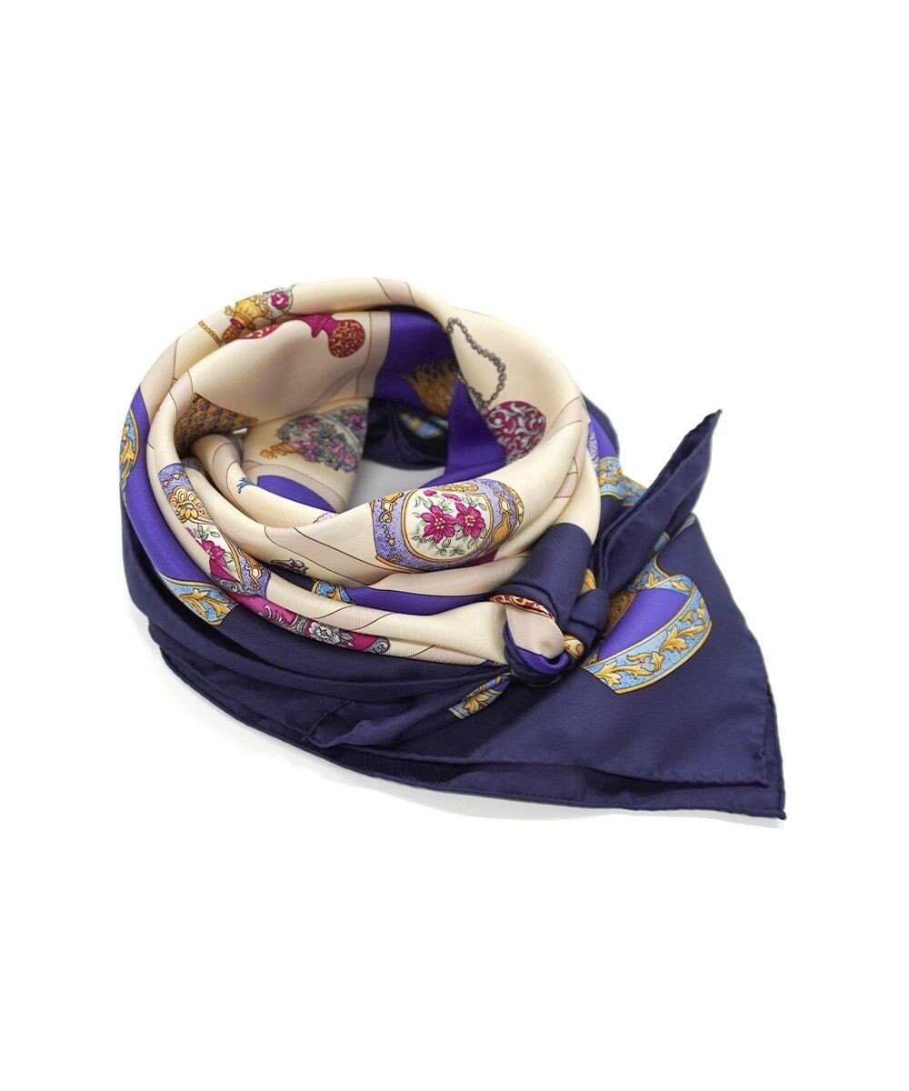 Marca 【伝統横濱スカーフ】香水瓶   大判 シルクツイル スカーフ 