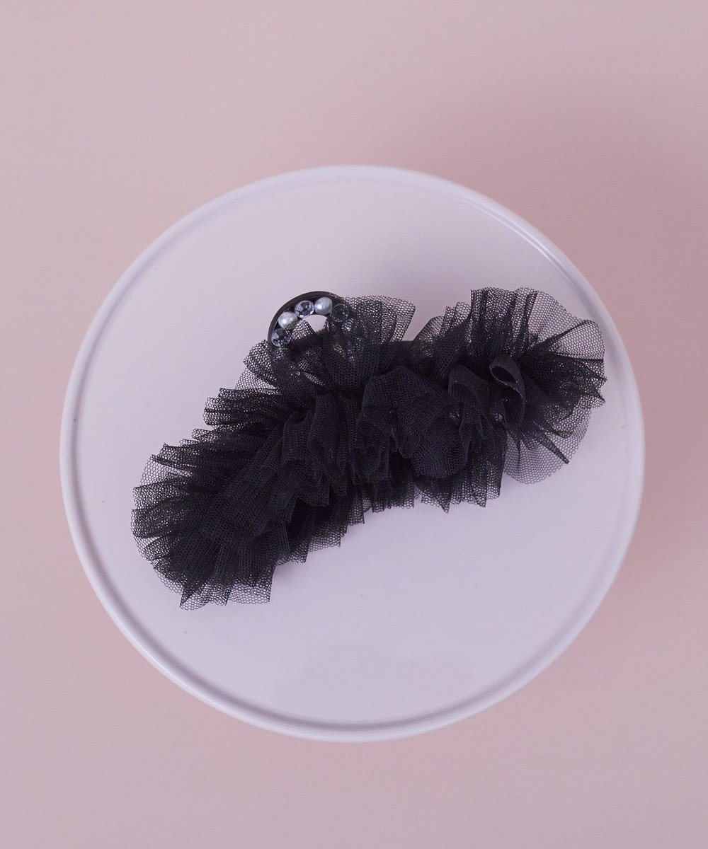 Maison de FLEUR チュールビジューバンスクリップ 