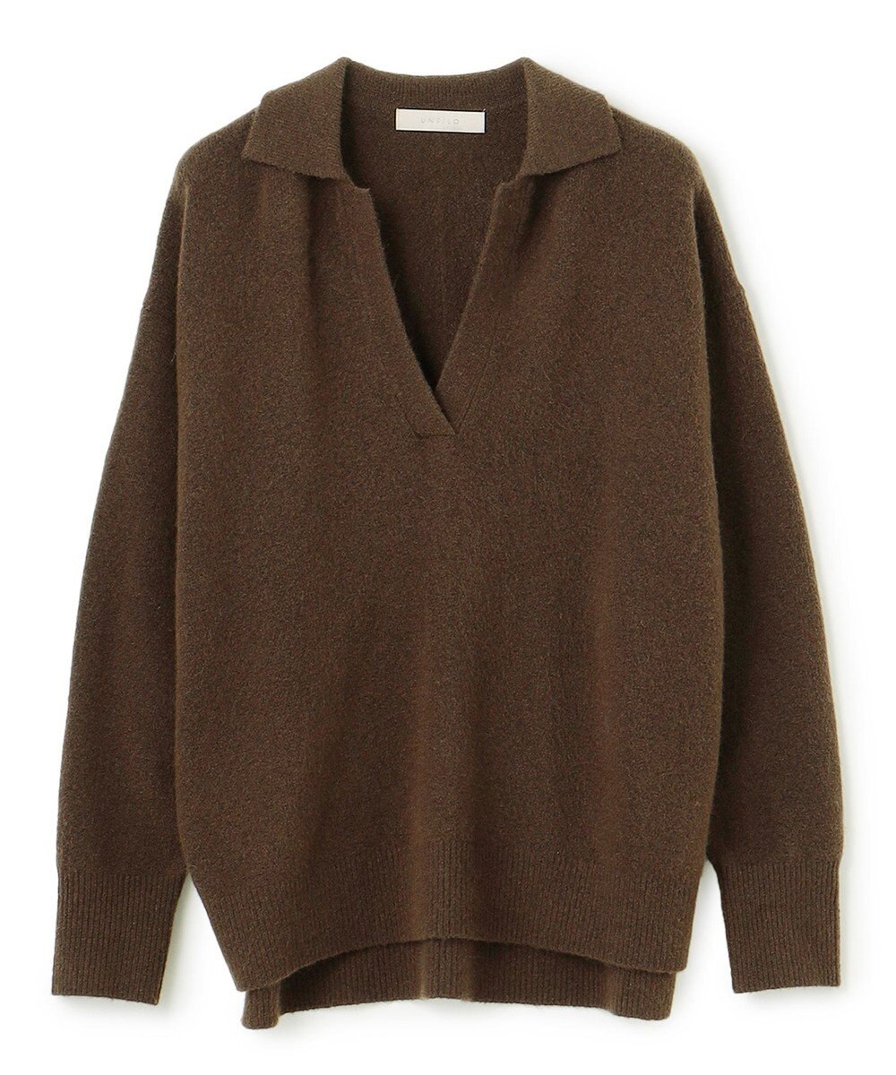 UNFILO ふわふわ スキッパーニット 