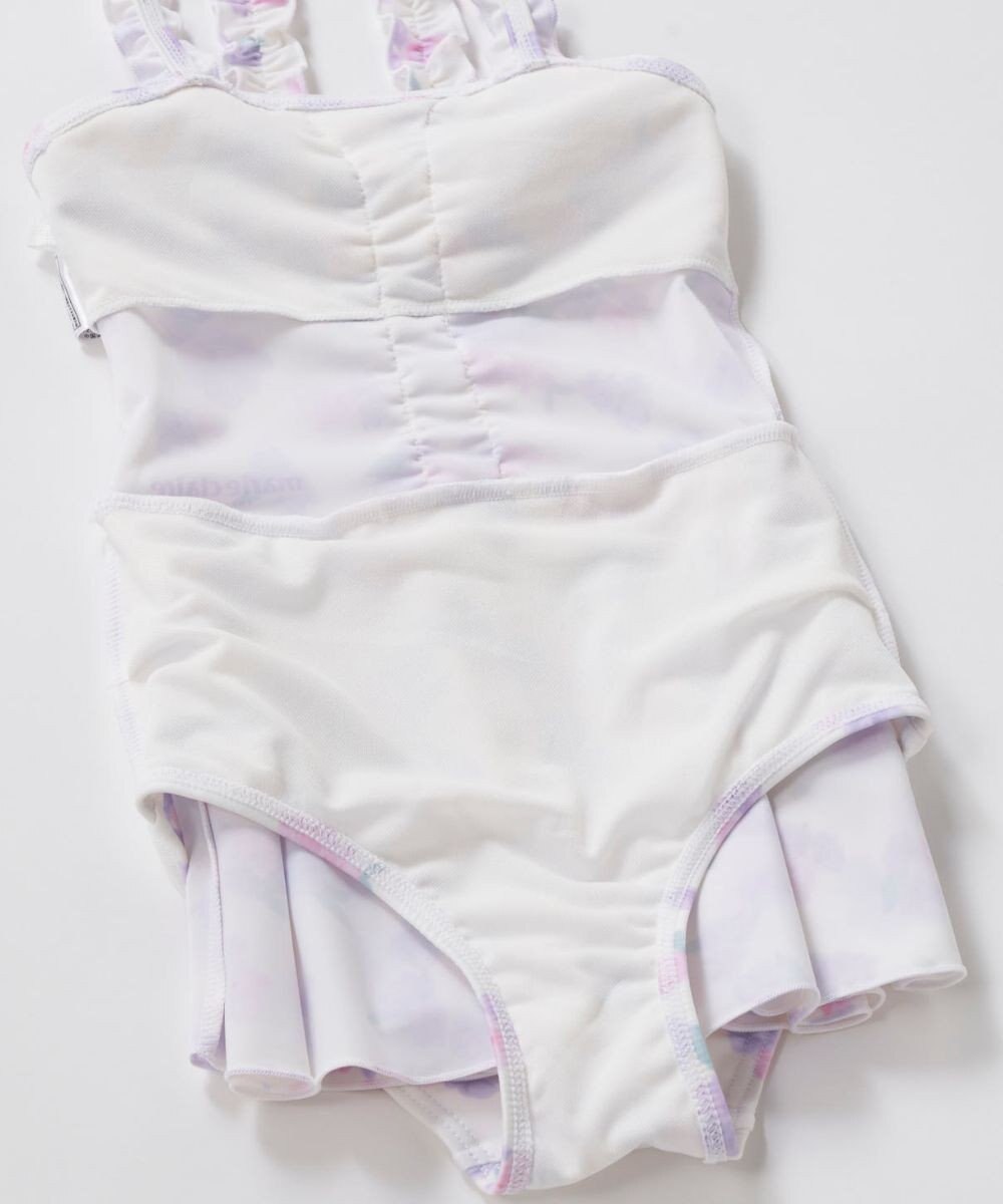 OP／FILA 【marie claire ENFANTS】花柄Aラインワンピース水着 