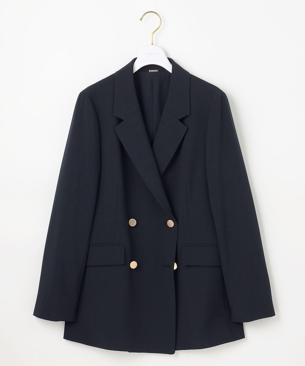 ANY SIS ウーステッドエステル テーラード ジャケット 