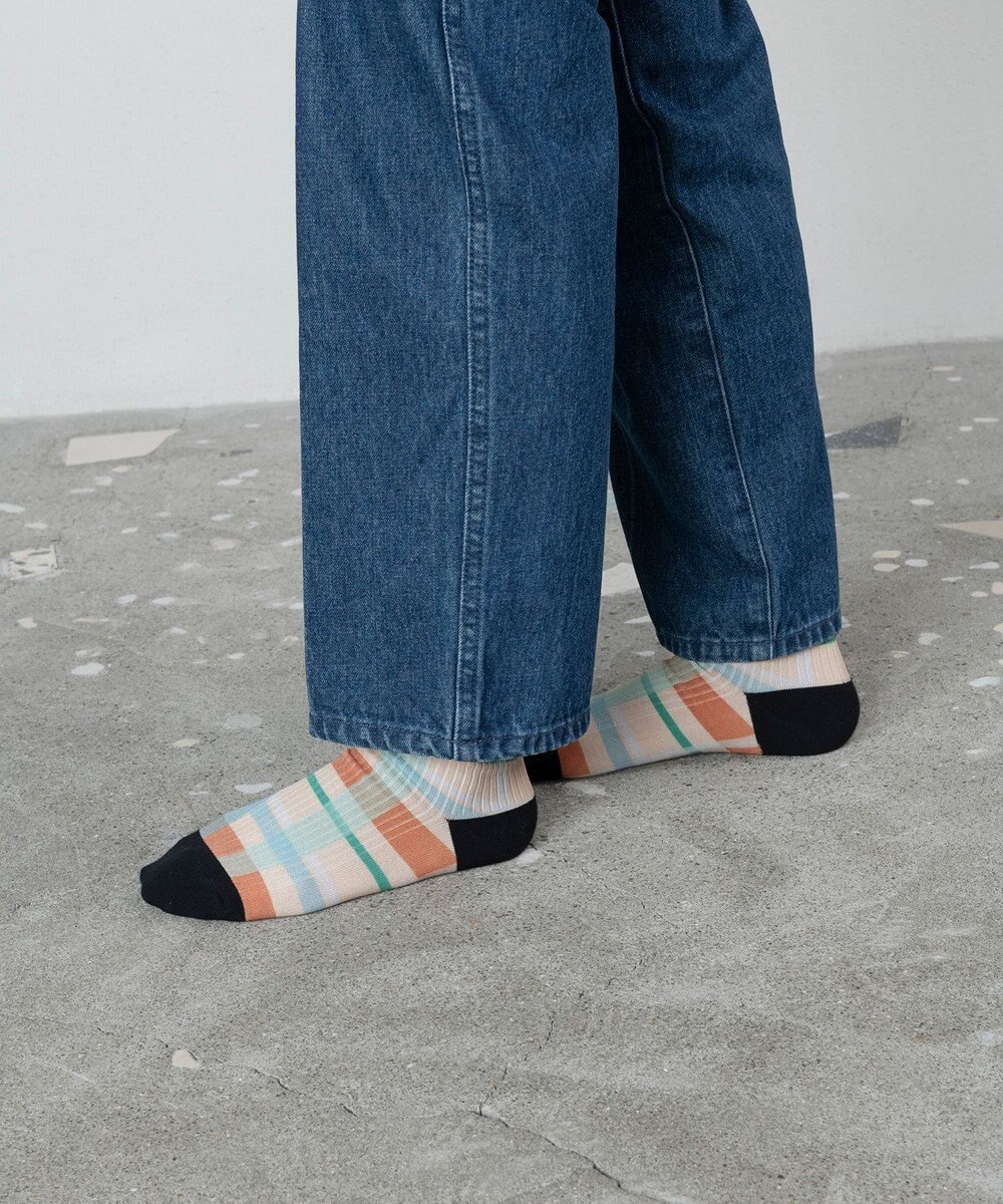 TRICOTE チェックリンクソックス 