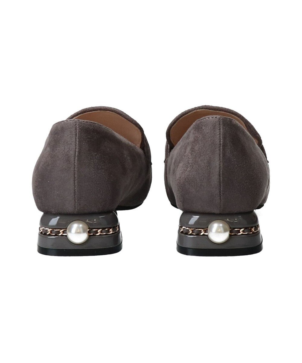 Bridget Birkin 【Bridget Birkin】パールヒールビジューバックルローファー 