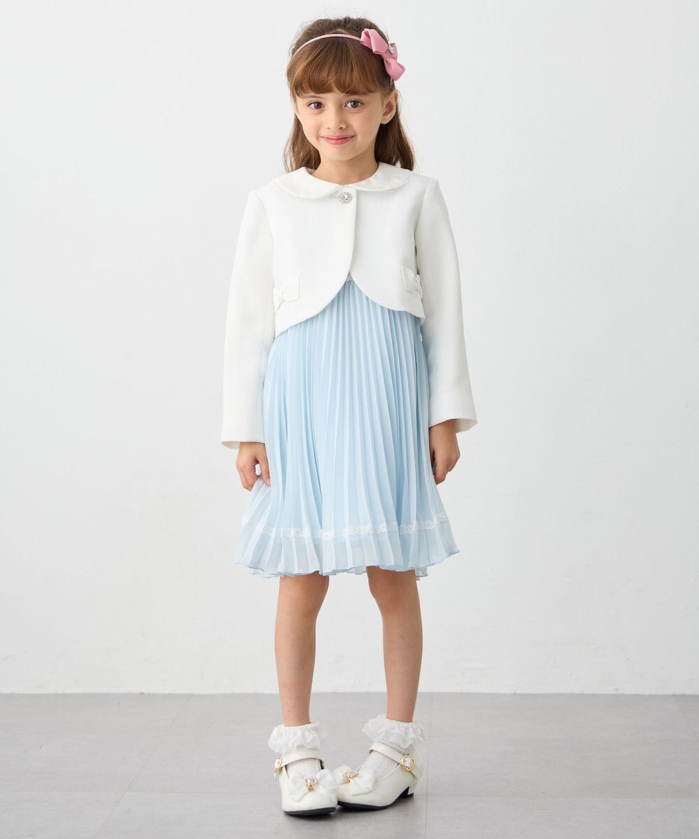 ANY KIDS 【2点セット】ジャケット＋シフォンプリーツワンピース 