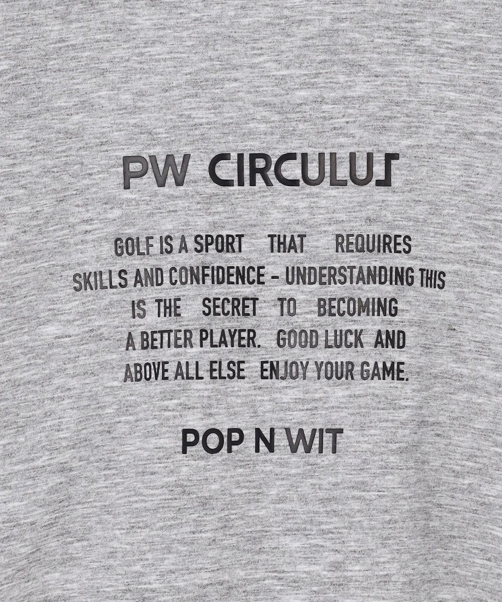 PW CIRCULUS 【WOMEN】ハーフジップ 裏毛スウェットトップス ゴルフウェア レディース 