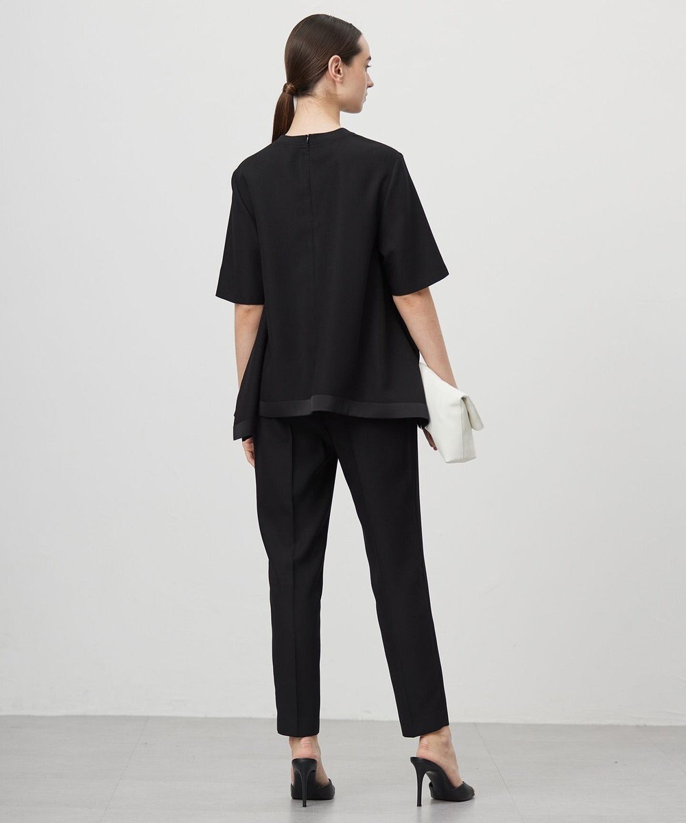 ICB L 【新色追加・WEB限定カラーあり・接触冷感・UVケア・速乾・防シワ・洗える】 FluidBackSatin  ドロストパンツ 