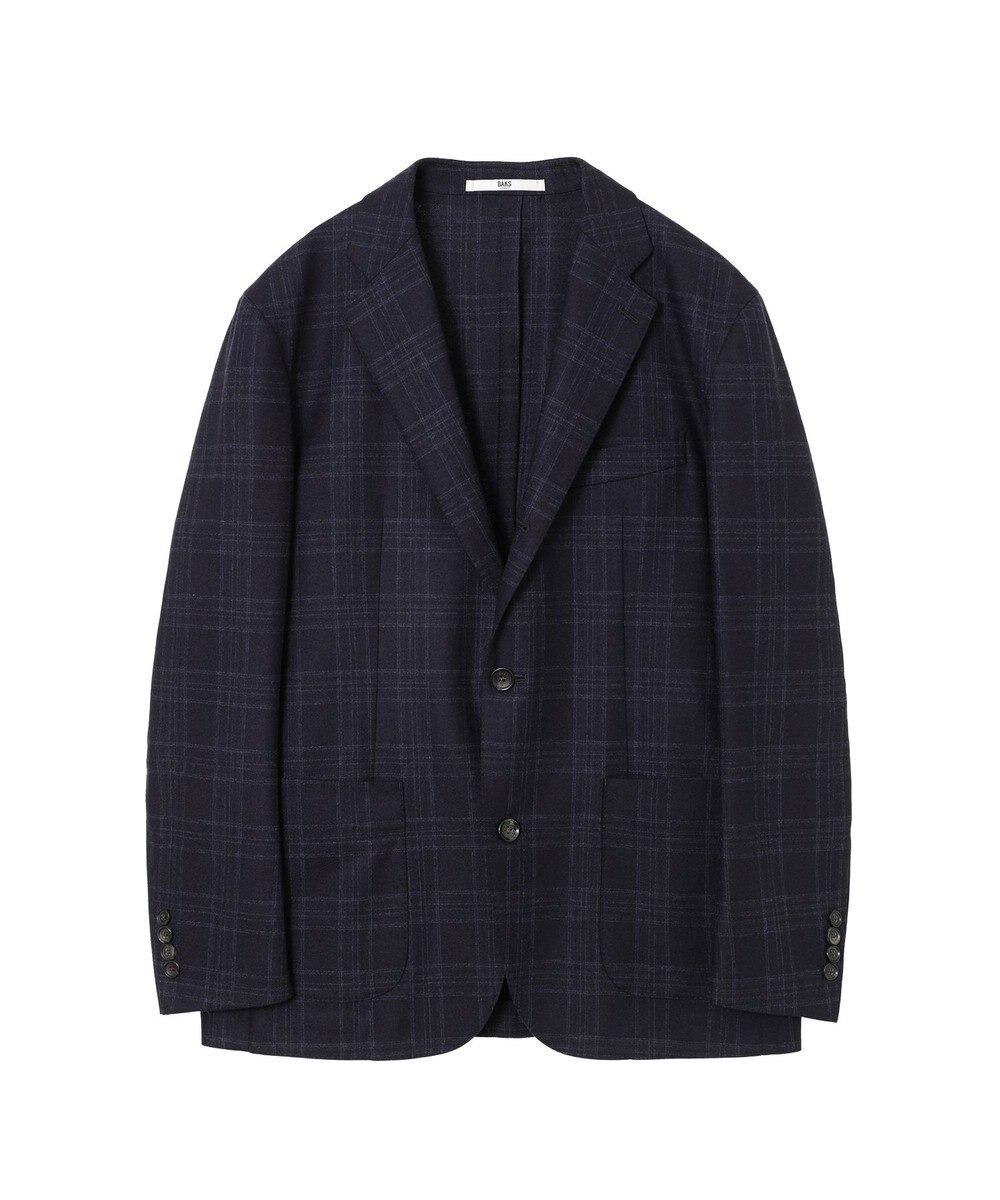 DAKS フランネルチェックジャケット 