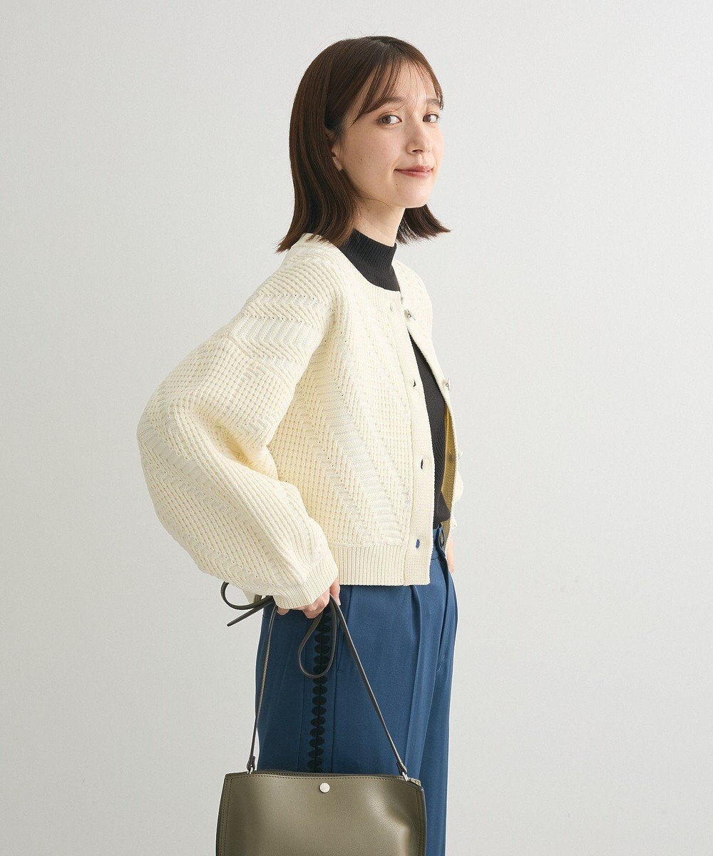 Green Parks ・ＥＬＥＮＣＡＲＥ　ＤＵＥ　ジャカードカーディガン 