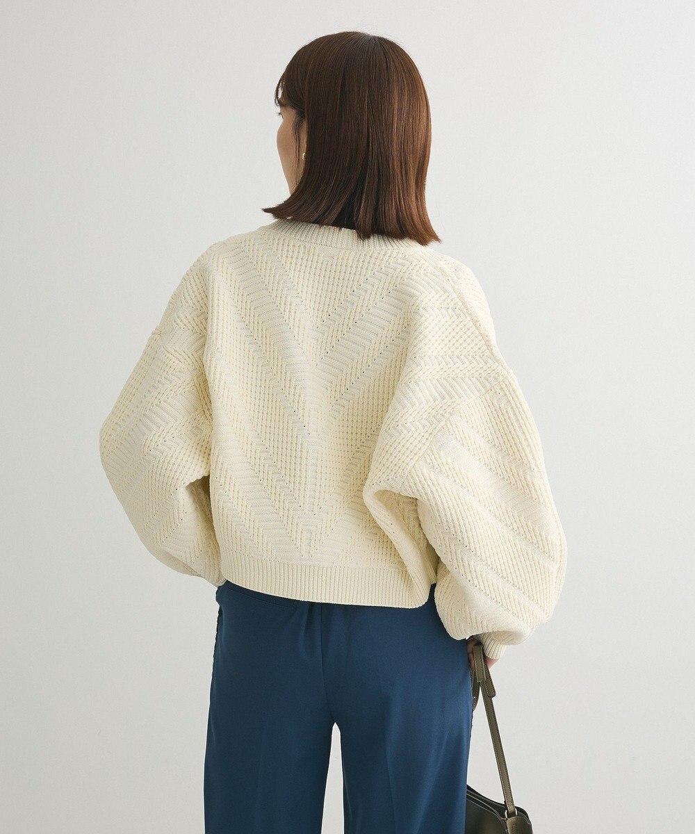 Green Parks ・ＥＬＥＮＣＡＲＥ　ＤＵＥ　ジャカードカーディガン 