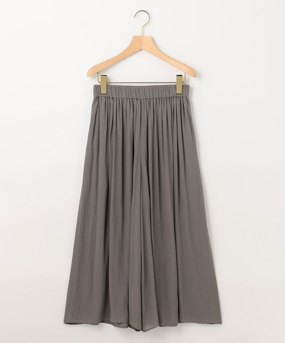 組曲 【ウエストゴム・WEB限定】シアープリーツライクシフォン パンツ 