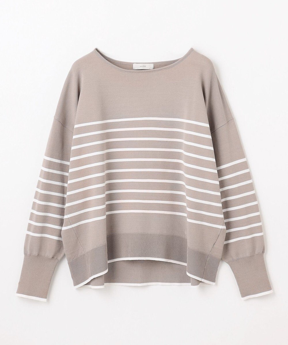 ANY バスクボーダーニットプルオーバー 