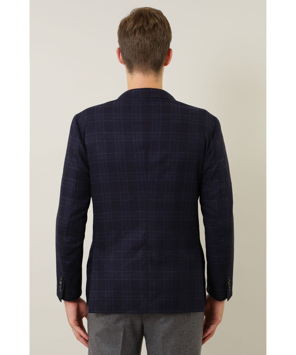 DAKS フランネルチェックジャケット 