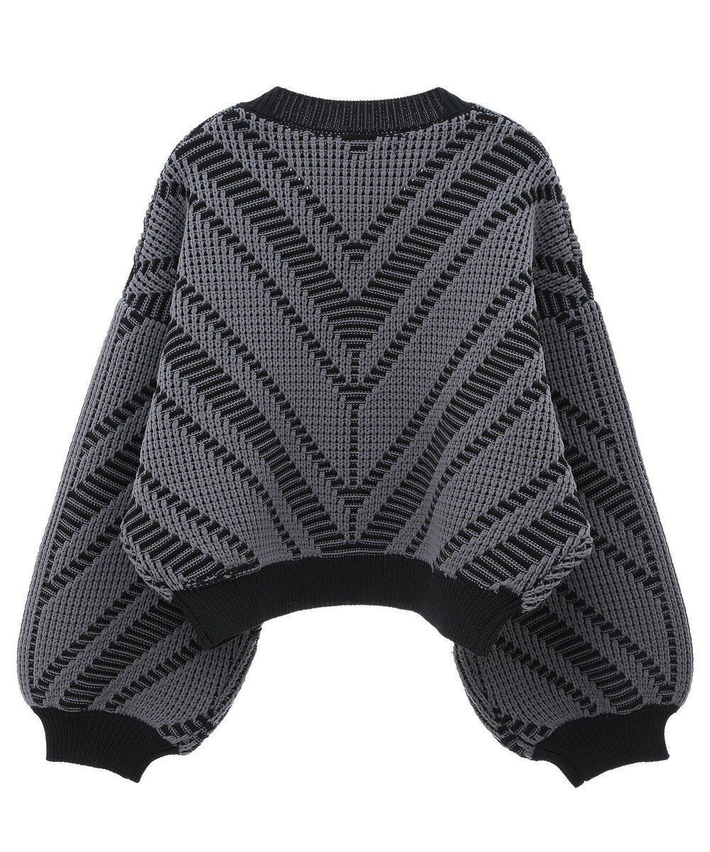 Green Parks ・ＥＬＥＮＣＡＲＥ　ＤＵＥ　ジャカードカーディガン 