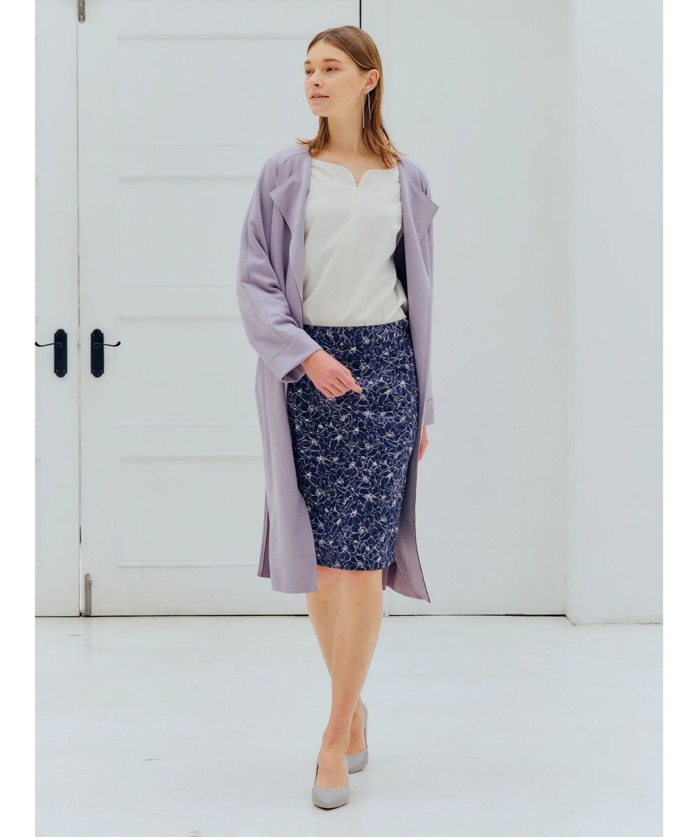 ｐ 線画花柄タイトスカート Yecca Vecca ファッション通販 公式通販 オンワード クローゼット