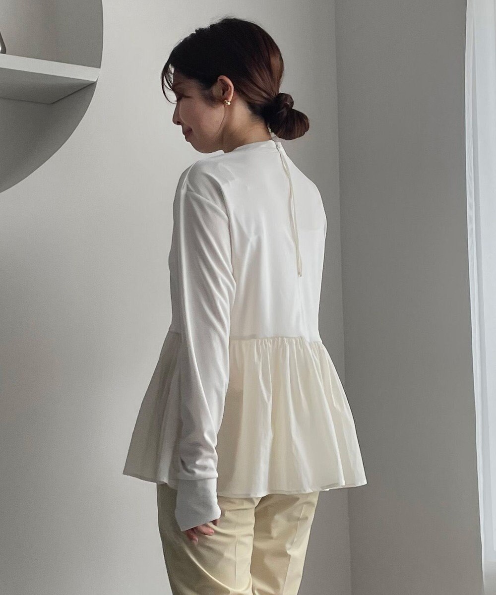 UNFILO ペプラムラッシュガード 