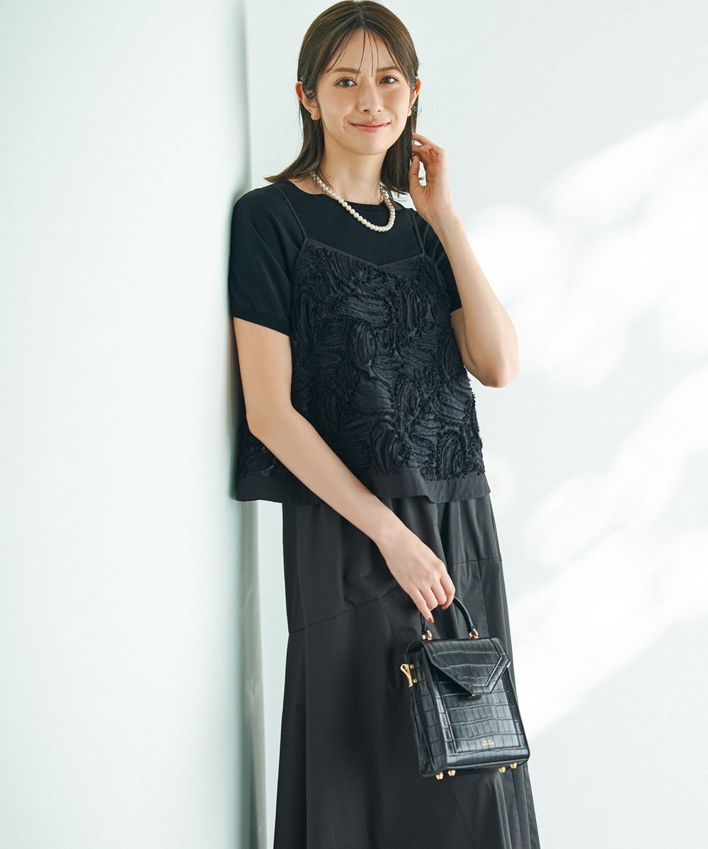 23区 【VERY掲載】エンボス ミニ ショルダーバッグ 