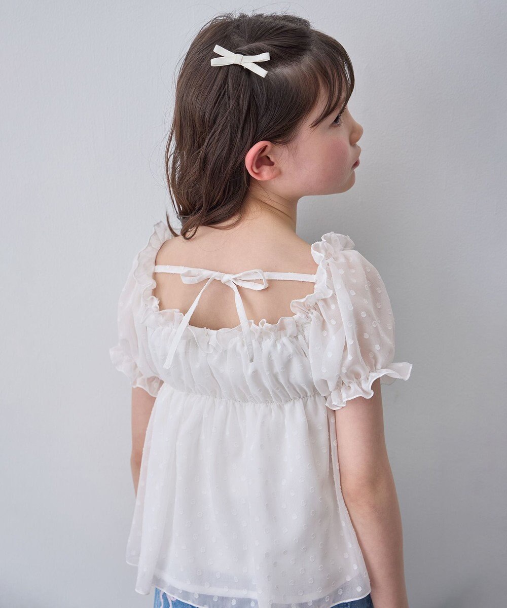 ANY KIDS 【一部店舗/WEB先行販売アイテム】2WAY シアードビーブラウス 