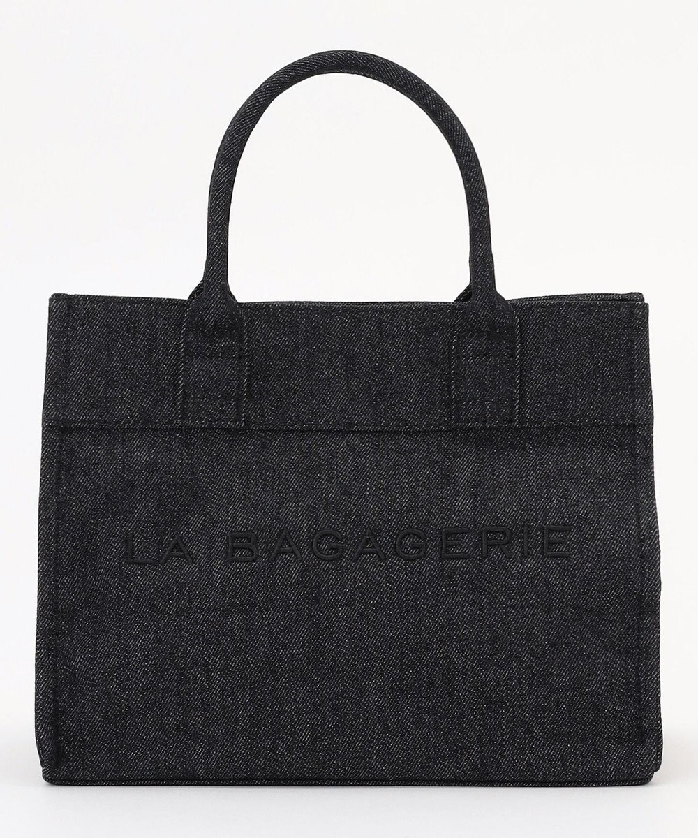 LA BAGAGERIE チャーム付きデニムバッグ Sサイズ 