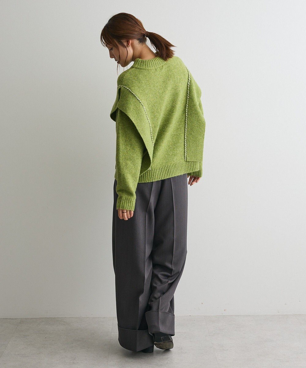 CRAFT STANDARD BOUTIQUE ハンドステッチデザインニットプルオーバー 