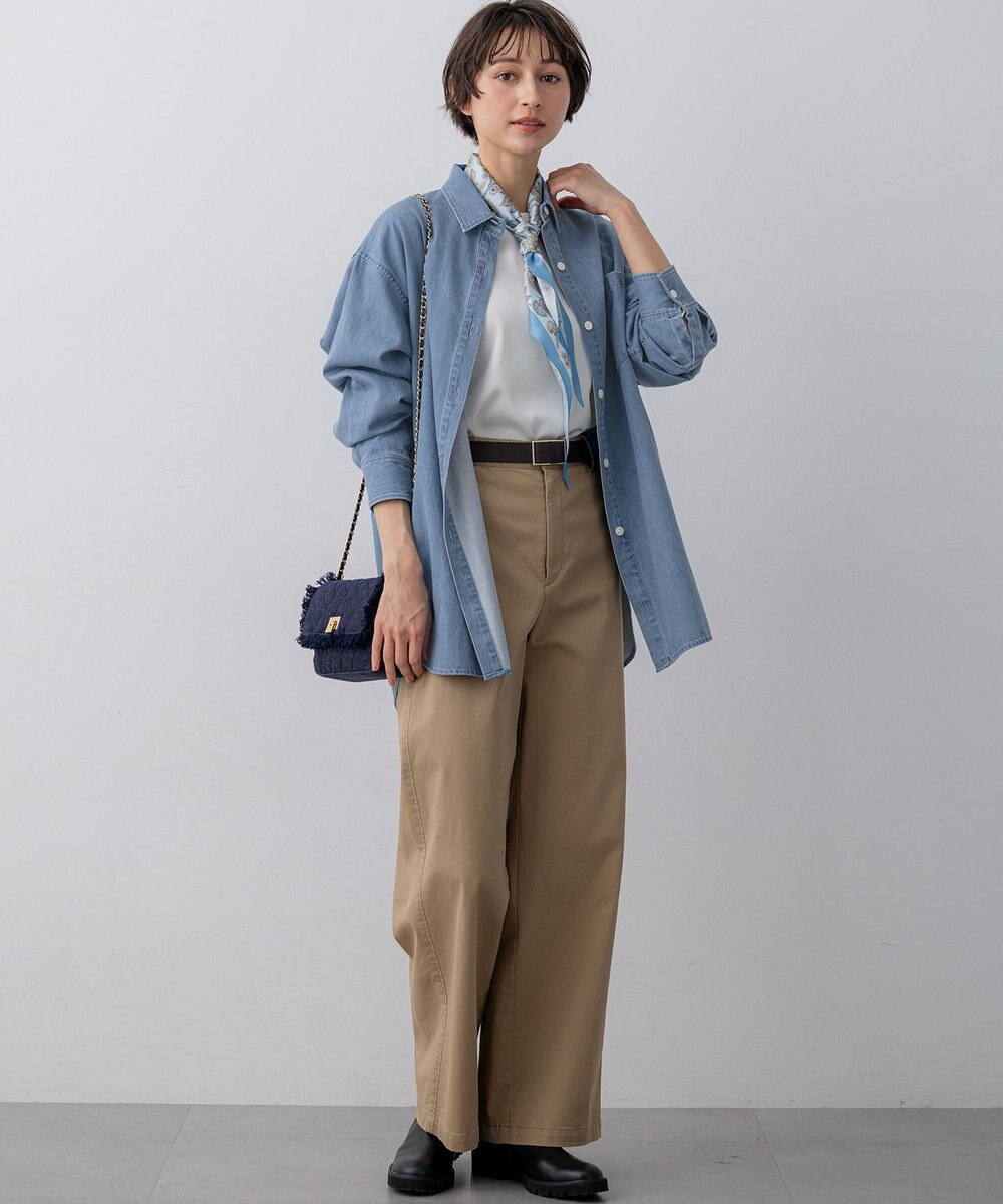 23区 【先行予約】ライトダンガリー デニムシャツ 