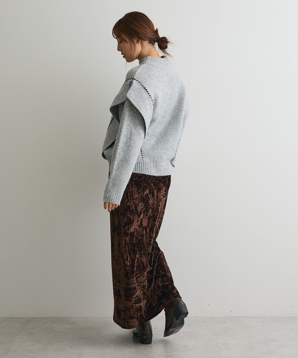 CRAFT STANDARD BOUTIQUE ハンドステッチデザインニットプルオーバー 