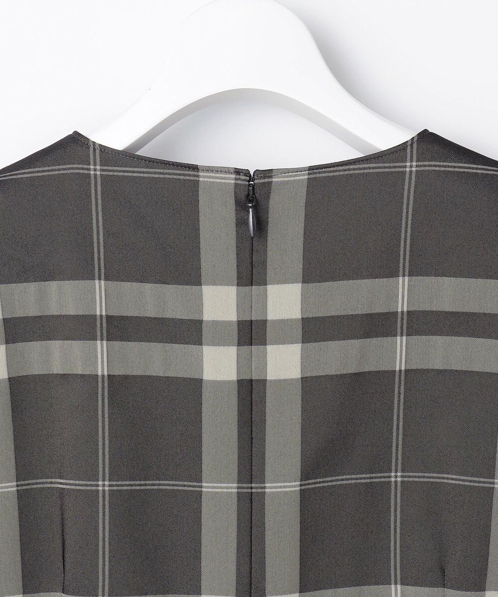 J.PRESS LADIES L ブロックチェックジャガード ワンピース 