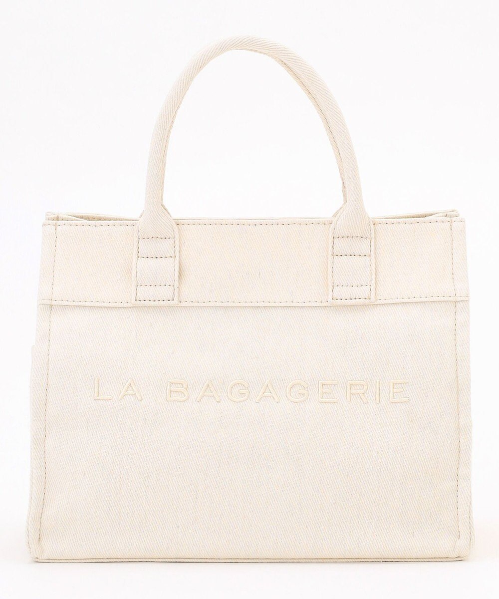LA BAGAGERIE チャーム付きデニムバッグ Sサイズ 
