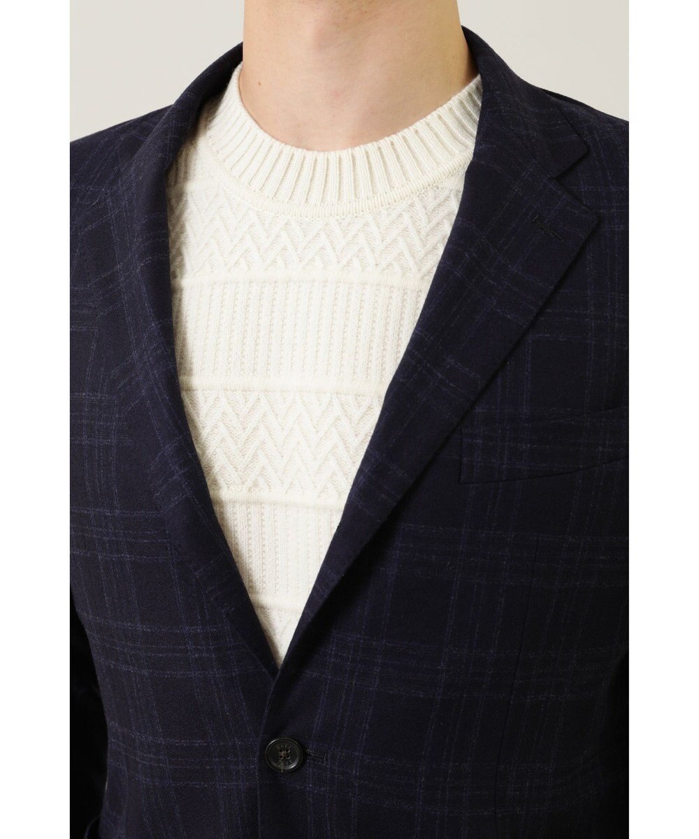 DAKS フランネルチェックジャケット 