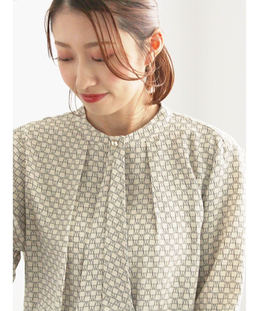 Te chichi パターンアソートボウタイブラウス 