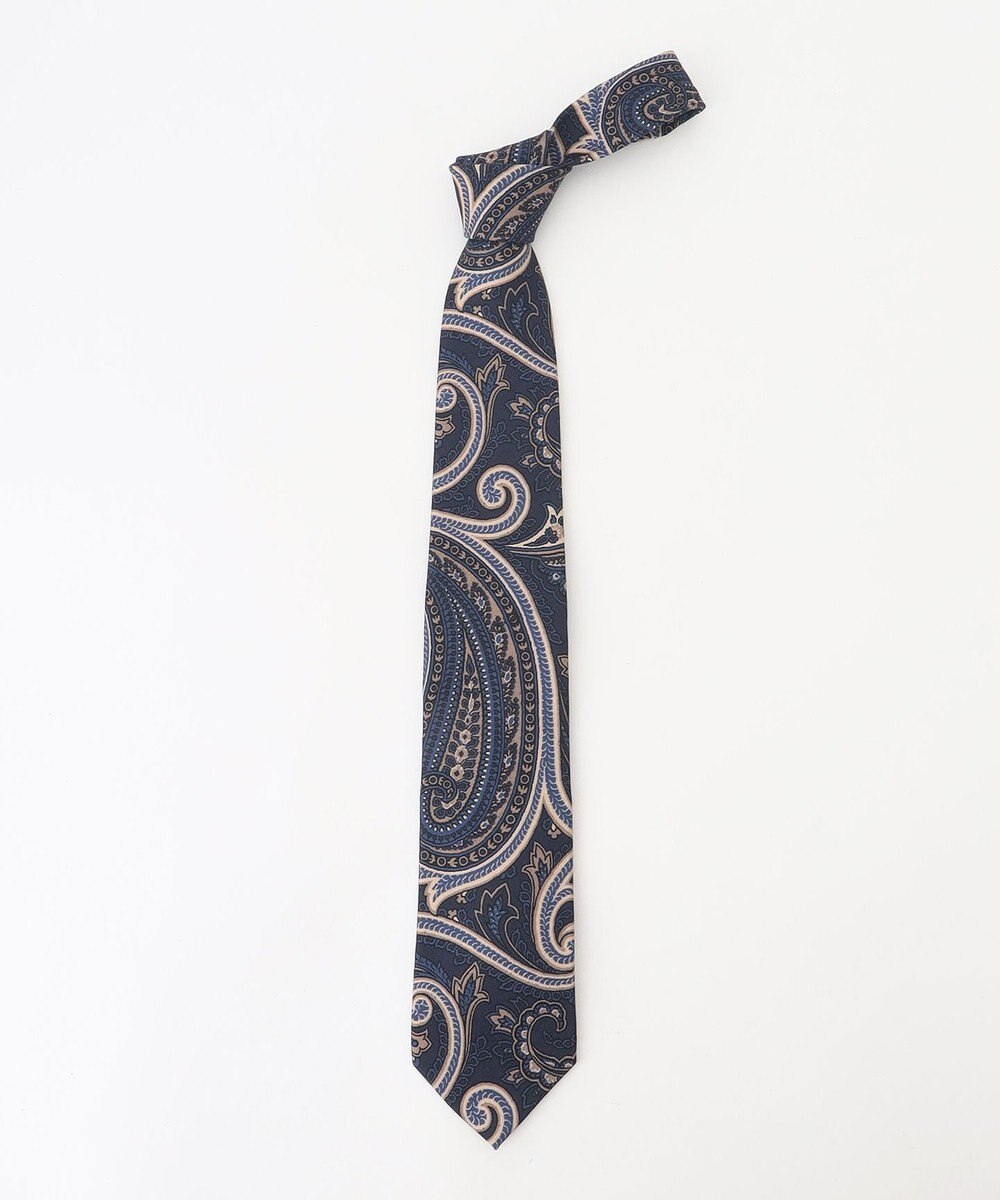 JOSEPH ABBOUD ビッグペイズリーパターン　ネクタイ 