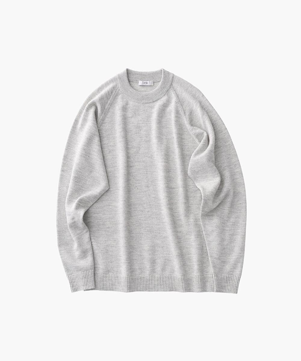 WOOL WASHI | クルーネックセーター - UNISEX / ATON | ファッション