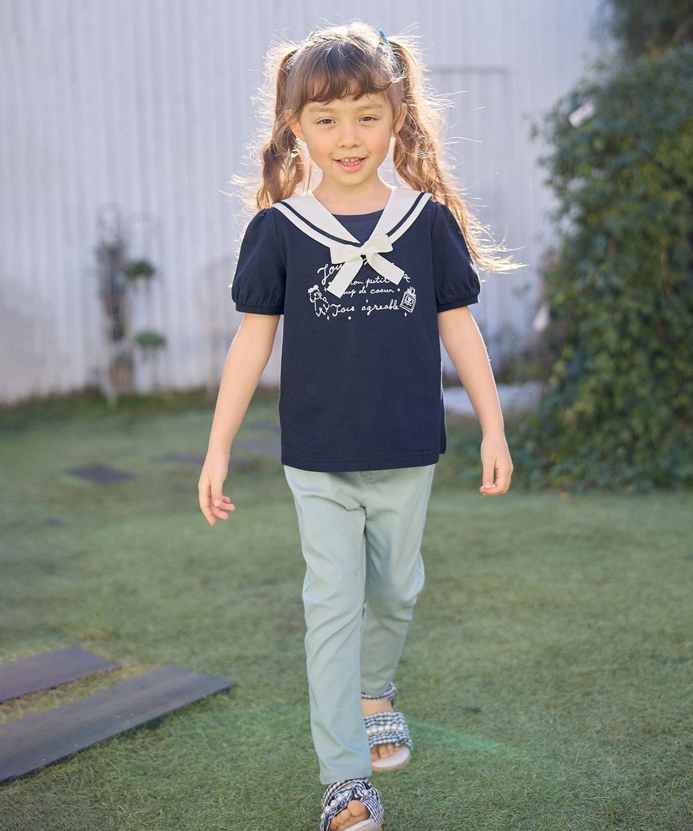 ANY KIDS セーラーカラー Tシャツ 