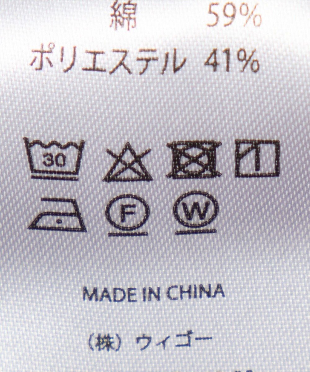 WEGO 【ユニセックス着用ITEM】ワッペンワークシャツ（LS） 