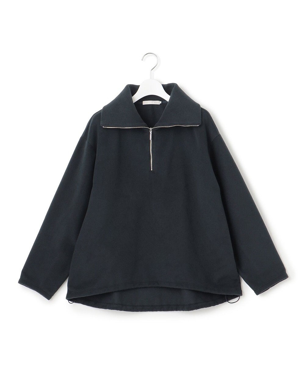 ICB L 【洗える】 トスカーナフリース ハーフジッププルオーバー 
