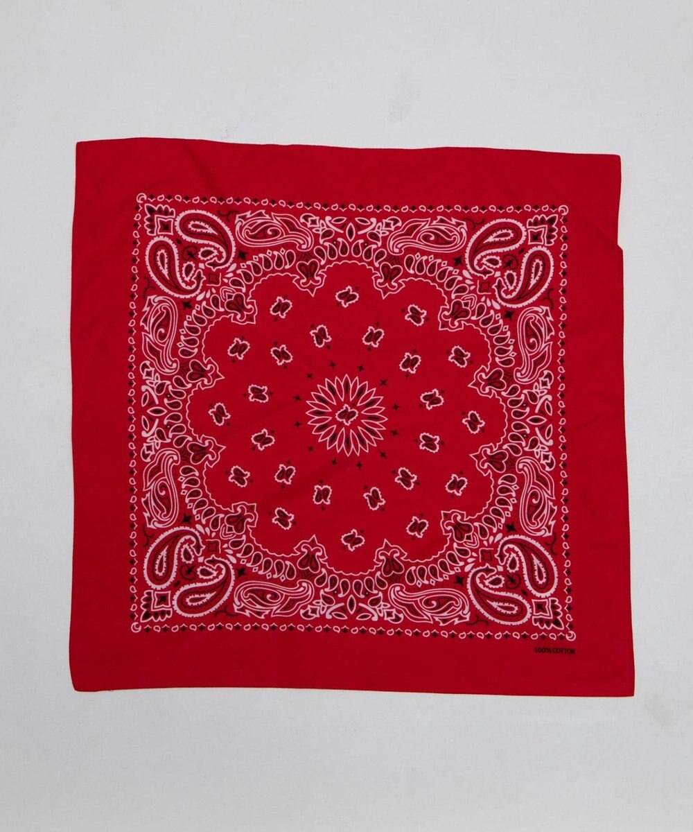 WEGO ペイズリーバンダナ 