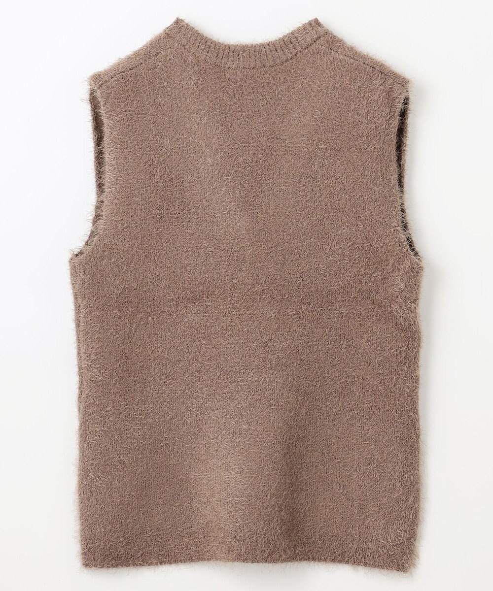 ANY L 【洗濯機可】フェザーニットベスト 