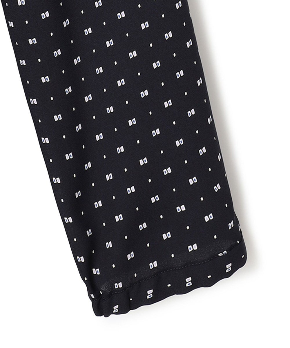 23区 スクエアドット プリント ワンピース 