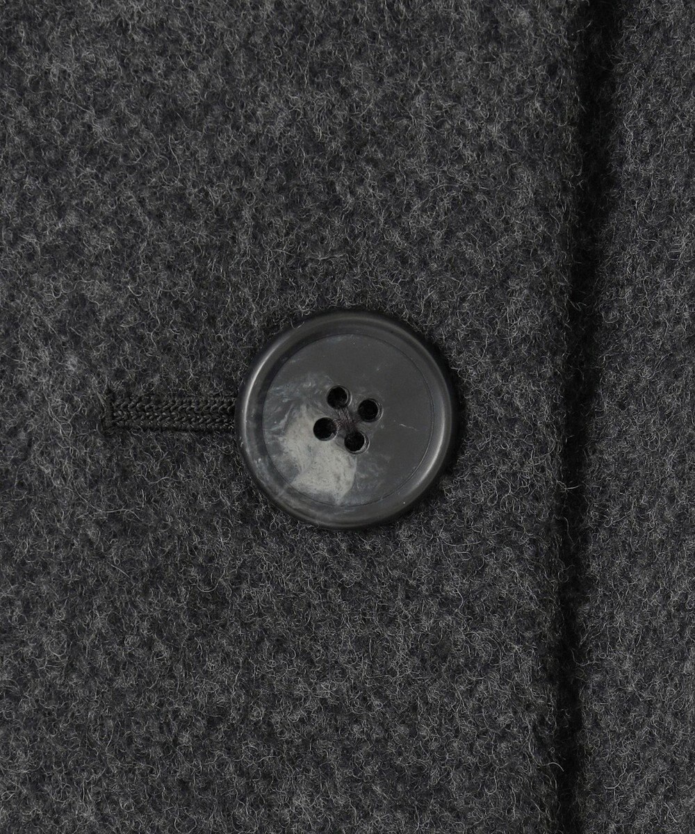 J.PRESS LADIES ショートビーバー ステンカラー コート 