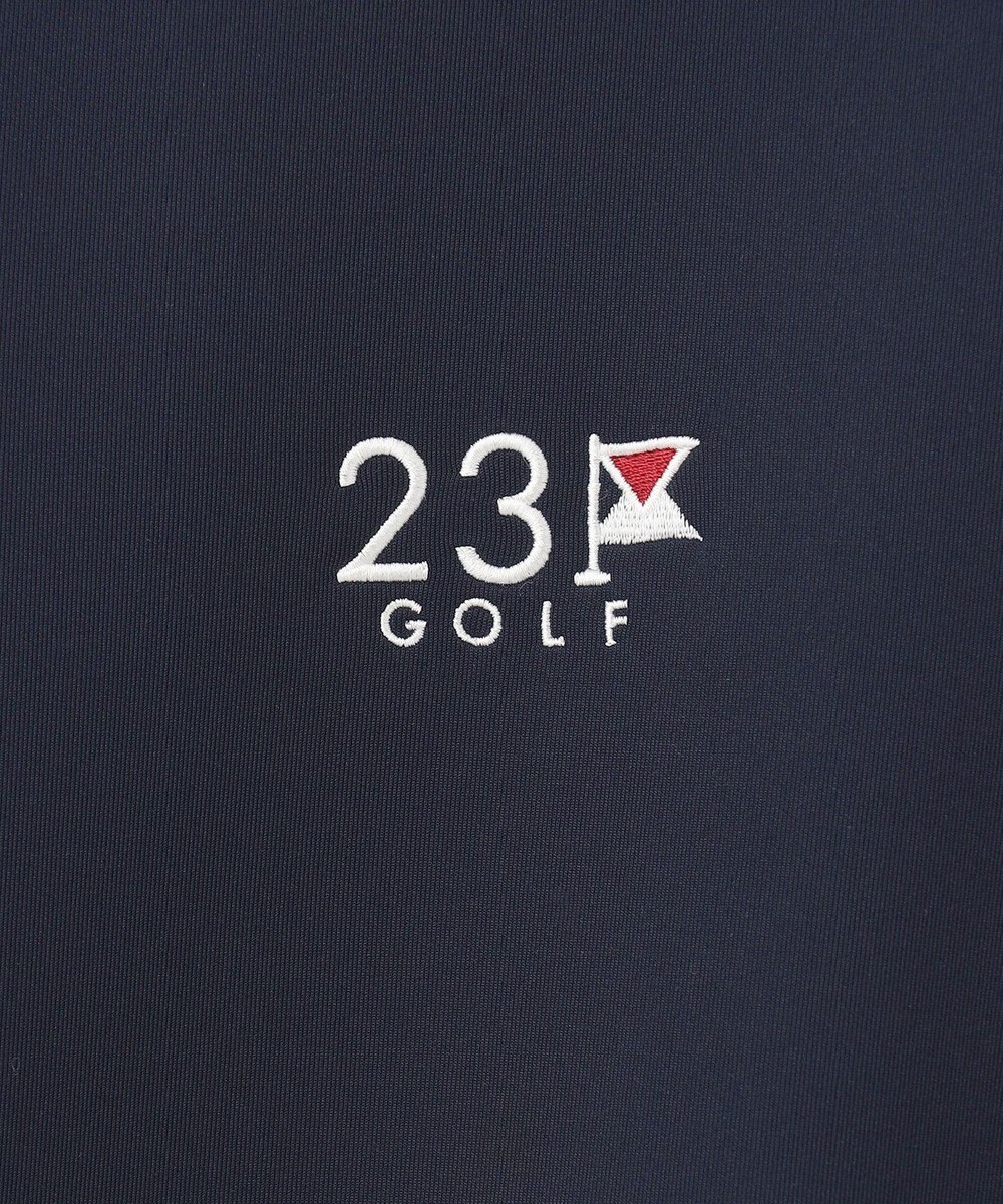 23区GOLF 【MEN】【吸水速乾・UVケア】袖ライン モックネックシャツ 