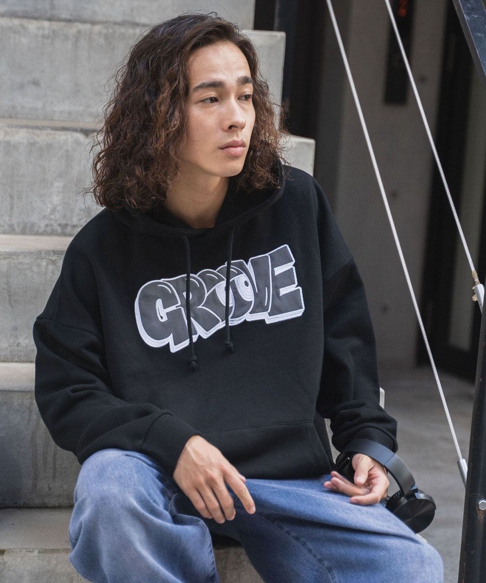 WEGO ヘビーウエイトグラフィティプルパーカー 