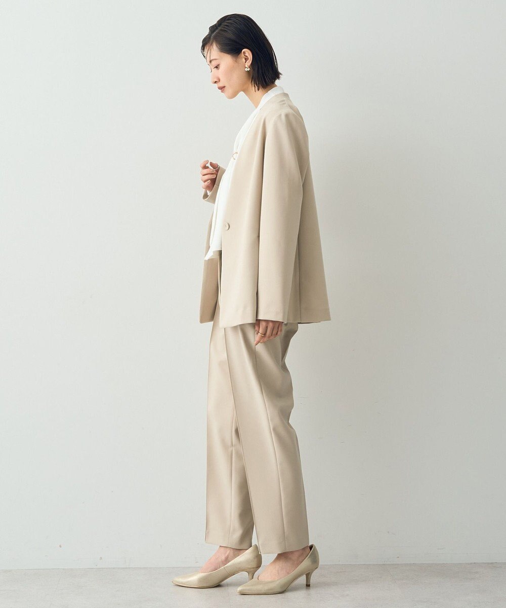 YECCA VECCA ストレッチピンタックパンツ 