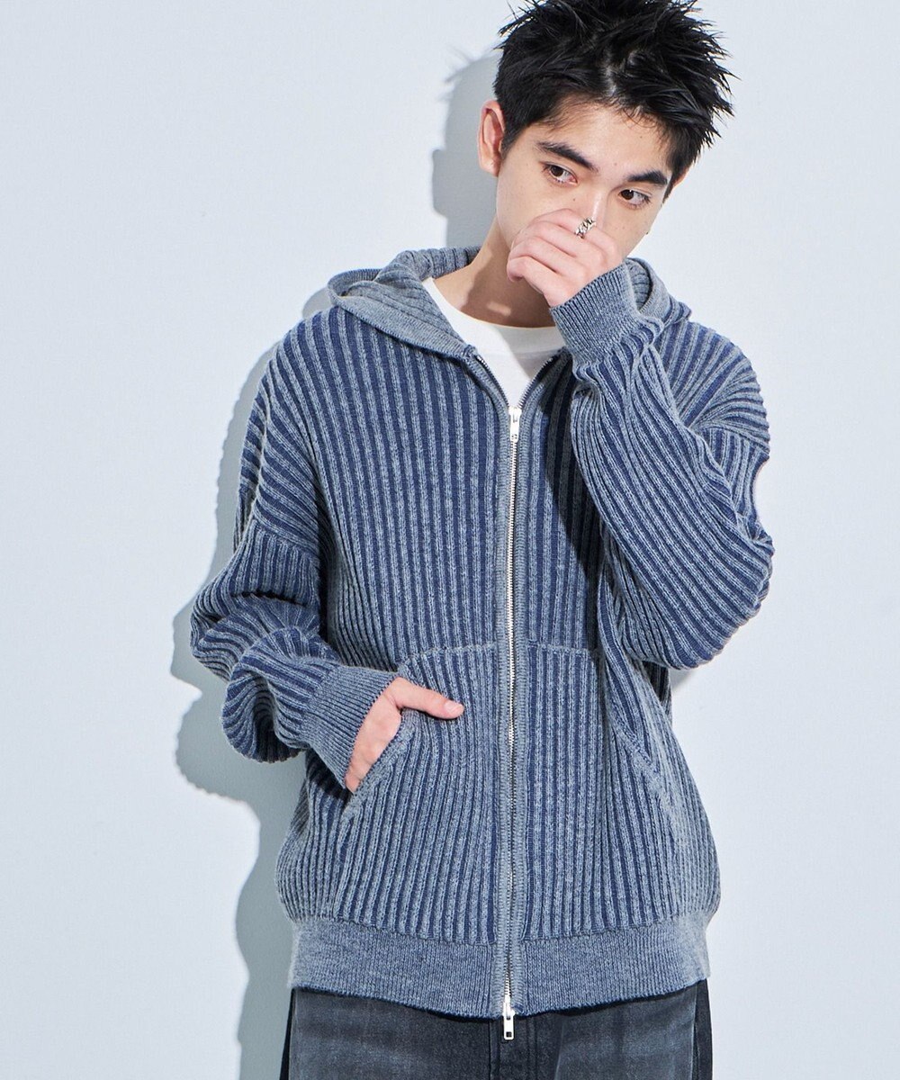 WEGO ヴィンテージライクZIPパーカー 