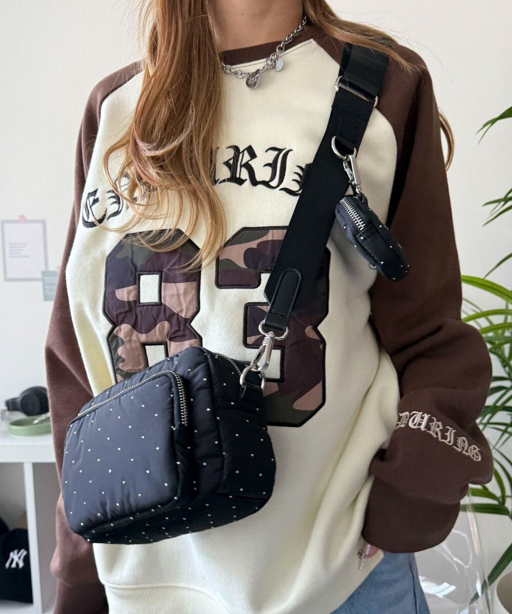 WEGO サークルポーチ付きスクエアショルダー 