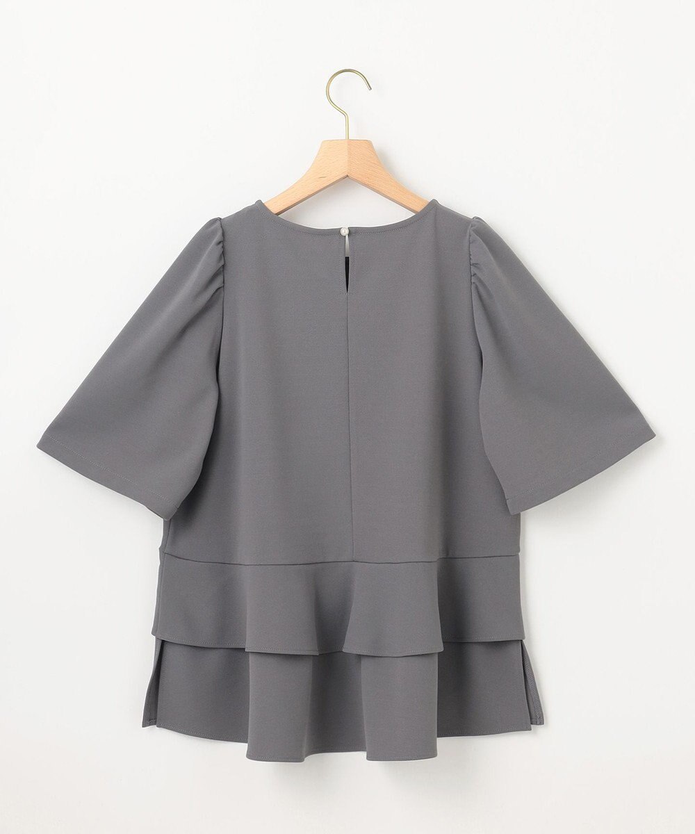 組曲 S ご好評につき追加生産【WEB限定】ジョーゼットジャージーティアード ブラウス 