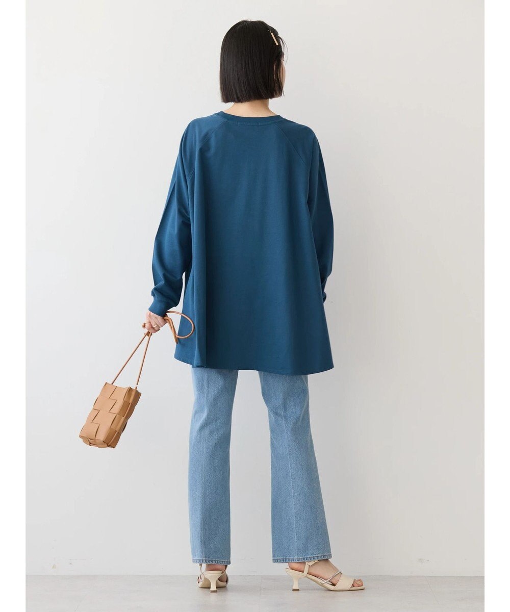 AMERICAN HOLIC バックフレアミニ裏毛チュニック 