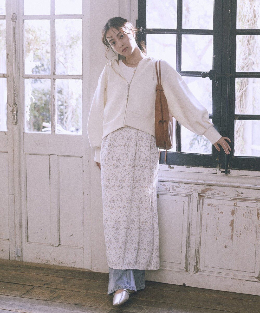 earth music&ecology フラワーバッククロスキャミワンピース 