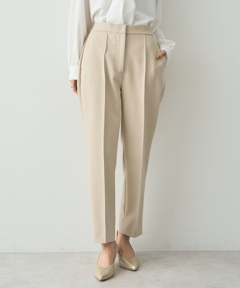 YECCA VECCA ストレッチピンタックパンツ 