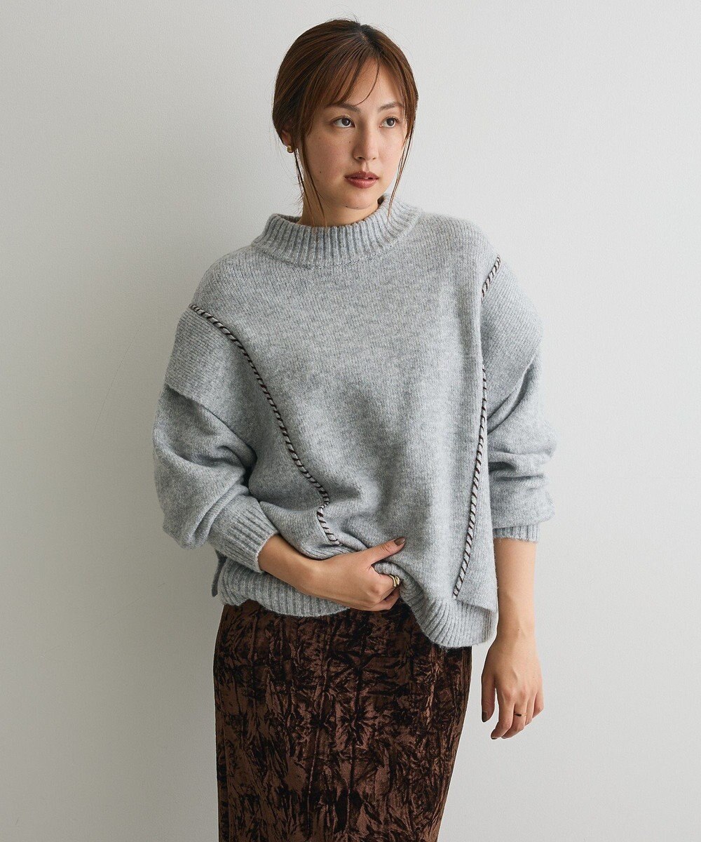 CRAFT STANDARD BOUTIQUE ハンドステッチデザインニットプルオーバー 