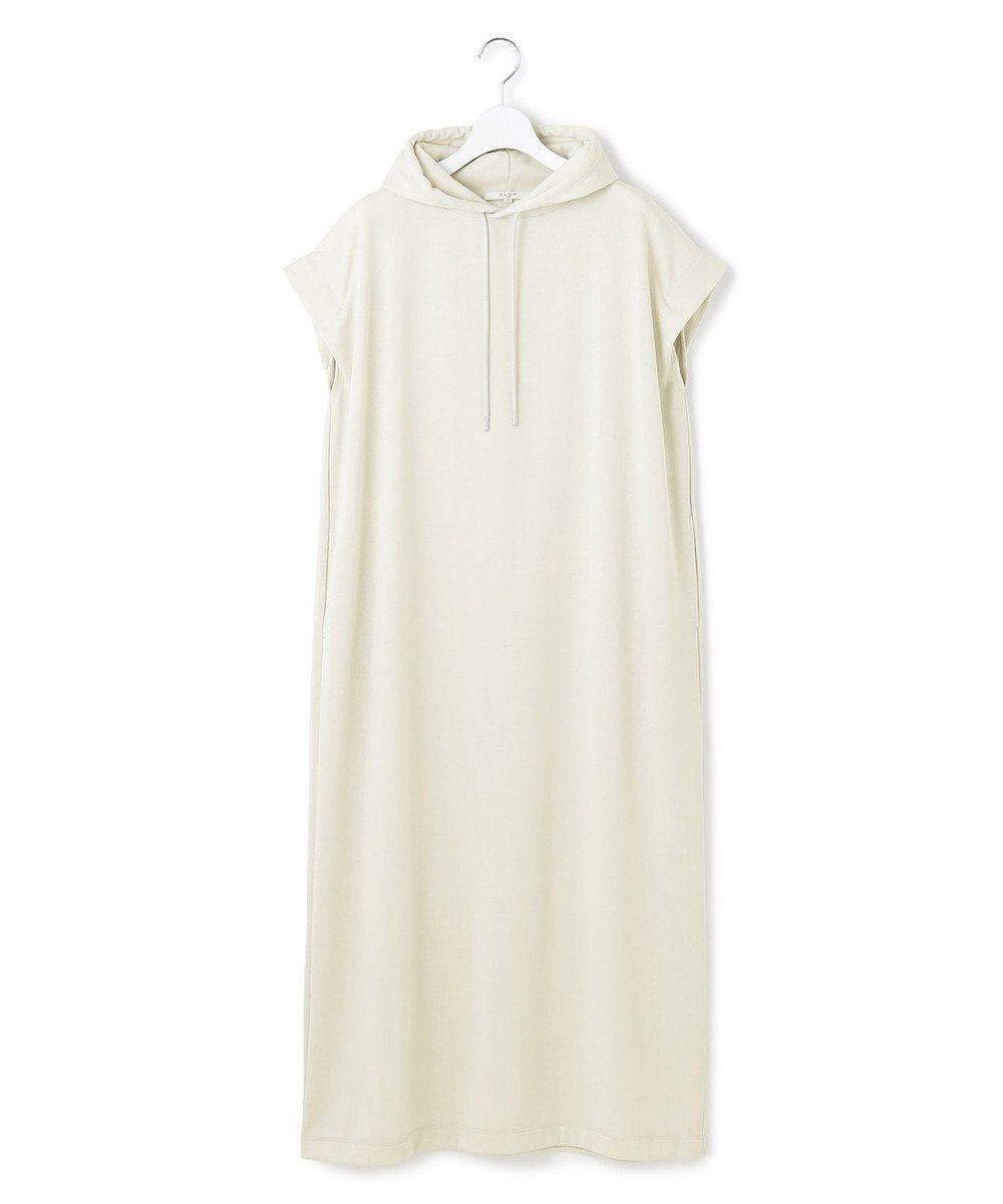 23区 L 【SLOW/一部店舗限定】コットンライクテリー フーディー ワンピース 
